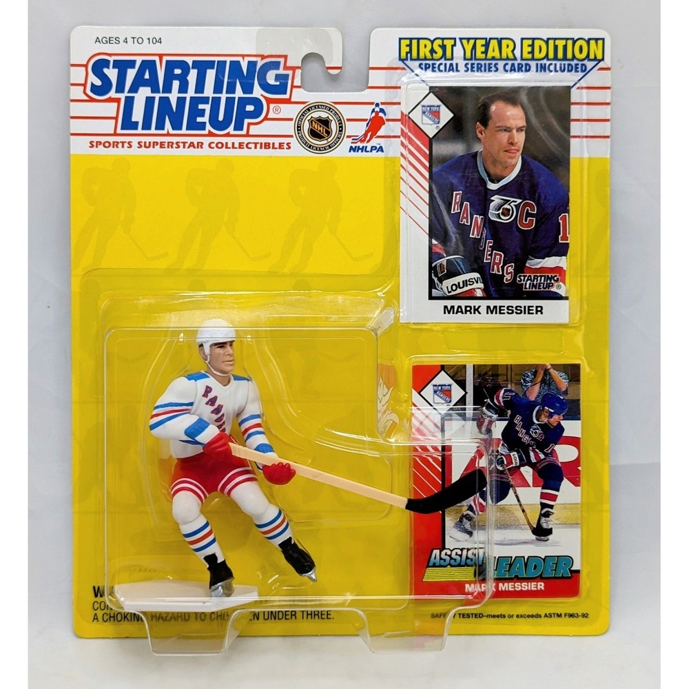1993 Starting Lineup Mark Messier New York Rangers Hockey Figure